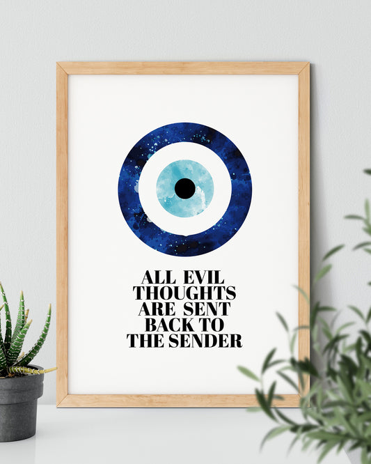 evil eye poster